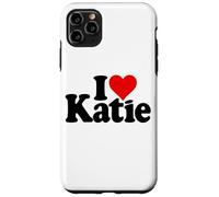 I LOVE HEART KATIE KATE NOMBRE EN UNA TEE Carcasa para iPhone 11 Pro Max