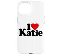 I LOVE HEART KATIE KATE NOMBRE EN UNA TEE Carcasa para iPhone 15
