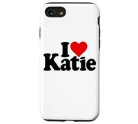 I LOVE HEART KATIE KATE NOMBRE EN UNA TEE Carcasa para iPhone SE (2020) / 7 / 8