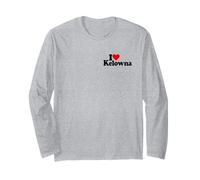 I Love Heart Kelowna BC British Columbia CANADÁ Manga Larga