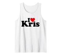 I Love Heart Kris Kristen Kristy Nombre EN UNA tee Camiseta sin Mangas