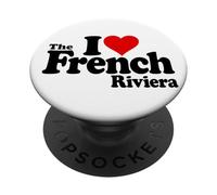 I Love Heart LA Riviera Francesa Cote D'AZUR Niza MÓNACO PopSockets PopGrip Adhesivo