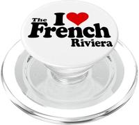 I Love Heart LA Riviera Francesa Cote D'AZUR Niza MÓNACO PopSockets PopGrip para MagSafe
