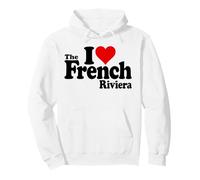 I Love Heart LA Riviera Francesa Cote D'AZUR Niza MÓNACO Sudadera con Capucha
