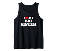 I Love Heart My Big Sister - Little Sister Camiseta sin Mangas