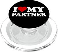 I Love Heart MY Partner Mejor Media Esposa PopSockets PopGrip para MagSafe