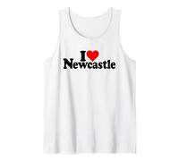 I Love Heart Newcastle Upon Tyne Inglaterra Camiseta sin Mangas