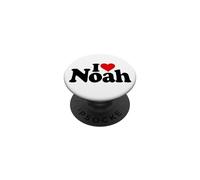 I Love Heart Noah Noah Name ON A tee PopSockets PopGrip Adhesivo