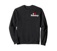 I Love Heart POESÍA POEMAS POETAS Sudadera