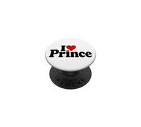 I Love Heart Prince Nombre Nickname ON A tee PopSockets PopGrip Adhesivo