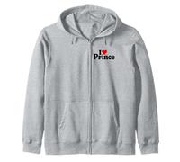 I Love Heart Prince Nombre Nickname ON A tee Sudadera con Capucha