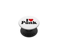 I Love Heart Punk Punk Rock MÚSICA Cultura ANTIESTABLECIMIENTO PopSockets PopGrip Adhesivo