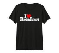 I Love Heart Rio DE Janeiro Brasil Brasil Camiseta Premium