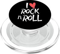 I Love Heart Rock N Roll Music para niños y niñas Fans del rockero PopSockets PopGrip para MagSafe