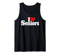 I Love Heart, Seniors, Cuarto y último año Camiseta sin Mangas