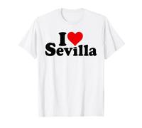 I LOVE HEART SEVILLA ESPAÑA SEVILLA ANDALUCÍA Camiseta