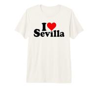 I Love Heart Sevilla ESPAÑA Sevilla ANDALUCÍA Camiseta Premium
