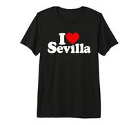 I Love Heart Sevilla ESPAÑA Sevilla ANDALUCÍA Camiseta Premium