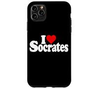 I Love Heart Socrates FILOSOFÍA Griega SOCRÁTICA Carcasa para iPhone 11 Pro MAX