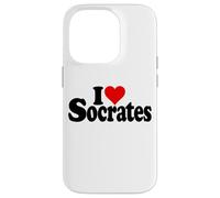 I Love Heart Socrates FILOSOFÍA Griega SOCRÁTICA Carcasa para iPhone 14 Pro