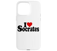 I Love Heart Socrates FILOSOFÍA Griega SOCRÁTICA Carcasa para iPhone 15 Pro MAX