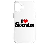 I Love Heart Socrates FILOSOFÍA Griega SOCRÁTICA Carcasa para iPhone 16 Plus