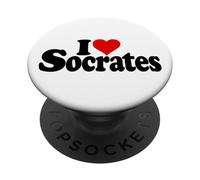 I Love Heart Socrates FILOSOFÍA Griega SOCRÁTICA PopSockets PopGrip Adhesivo