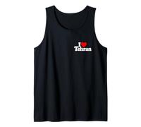 I Love Heart Teheran City IRÁN Camiseta sin Mangas