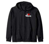 I Love Heart Teheran City IRÁN Sudadera con Capucha