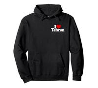 I Love Heart Teheran City IRÁN Sudadera con Capucha