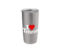 I LOVE HEART TEHERAN CITY IRÁN Vaso térmico de acero inoxidable de doble pared