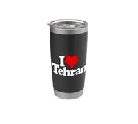 I LOVE HEART TEHERAN CITY IRÁN Vaso térmico de acero inoxidable de doble pared
