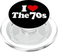 I Love Heart The 70s 1970s DECADA PopSockets PopGrip para MagSafe