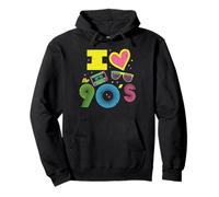I Love Heart The 90s Retro Throwback Vibes Mujeres Hombres Niños Sudadera con Capucha