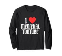 I Love Heart Tortura Medieval Divertido Renacimiento sarcástico Manga Larga