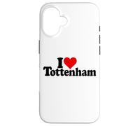 I LOVE HEART TOTTENHAM NORTE DE LONDRES INGLATERRA Carcasa para iPhone 16