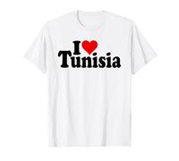 I Love Heart TÚNEZ Cultura TUSNIA Camiseta
