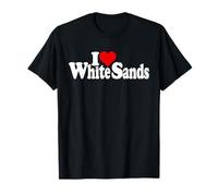 I LOVE HEART WHITE SANDS PARQUE NACIONAL NUEVO MÉXICO Camiseta