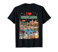 I Love Heidelberg Alemania Camiseta