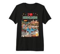 I Love Heidelberg Alemania Camiseta Premium