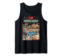 I Love Heidelberg Alemania Camiseta sin Mangas