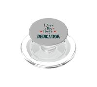 I Love His Huge Dedication Cute Couple Relationship Quote PopSockets PopGrip para MagSafe