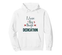 I Love His Huge Dedication Cute Couple Relationship Quote Sudadera con Capucha