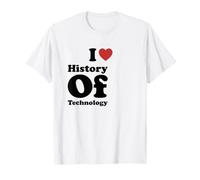 I Love History of Technology Student Major Graduation Camiseta