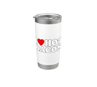 I Love Hot Bacon, I Love Bacon Vaso térmico de acero inoxidable de doble pared
