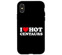I Love Hot Centaurs - Divertido mito griego monstruo caballo hombre fan Carcasa para iPhone X/XS
