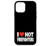 I Love Hot Fire Fighters Heart - Voluntario de Lucha contra Incendios Carcasa para iPhone 12 Mini