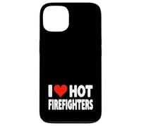 I Love Hot Fire Fighters Heart - Voluntario de Lucha contra Incendios Carcasa para iPhone 13