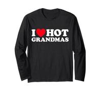 I Love Hot Grandmas Gracioso Abuela Abuela Abuelas Que me follaría Milf Gran Mamá Manga Larga