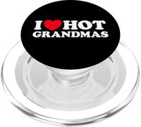I Love Hot Grandmas Gracioso Abuela Abuela Abuelas Que me follaría Milf Gran Mamá PopSockets PopGrip para MagSafe